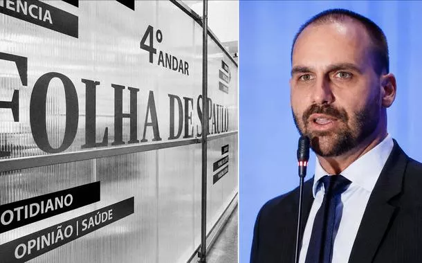 Jornal Folha de S.Paulo e Eduardo Bolsonaro