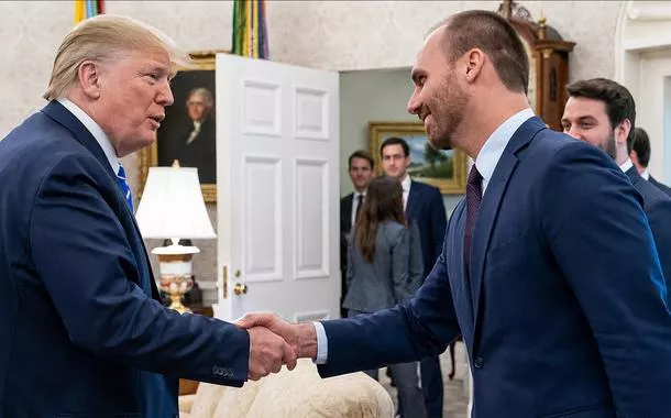 Eduardo Bolsonaro promete acionar Trump após condenação no STF