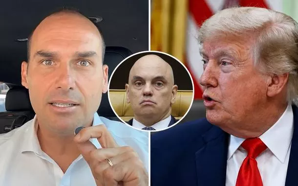 Eduardo Bolsonaro apela a Trump ‘para reimpor sanções contra o Brasil’ e ataca Alexandre de Moraes (vídeo)