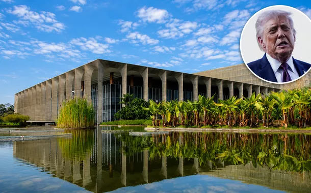 Palácio do Itamaraty e Donald Trump