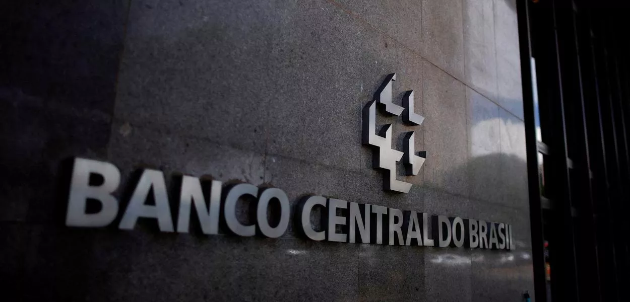 Logo do Banco Central na sede da instituição em Brasília