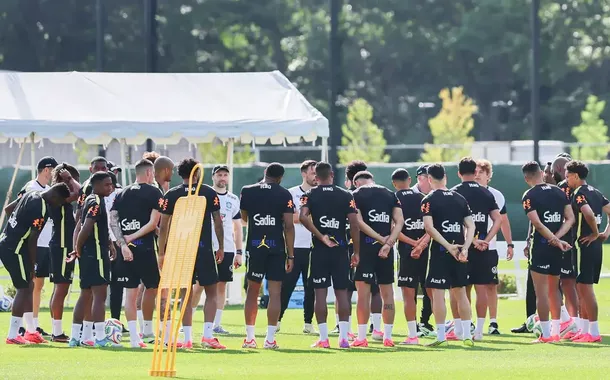 Seleção Brasileira-Treino-Copa do Mundo