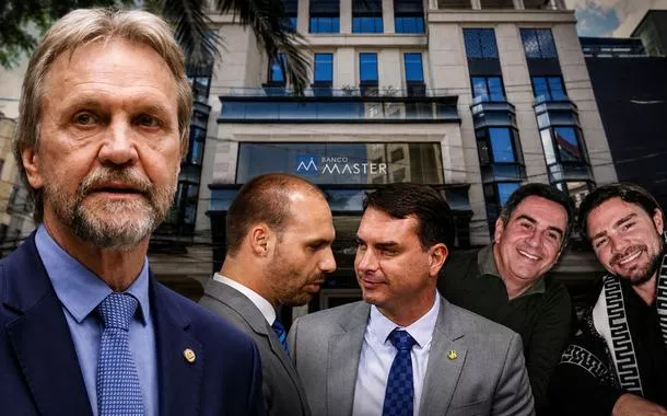 Pedro Uzai, Eduardo, Flávio Bolsonaro, Ciro Nogueira e Daniel Vorcaro