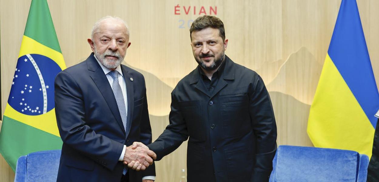 Ucrânia aceita proposta de Lula para trabalhar pela paz