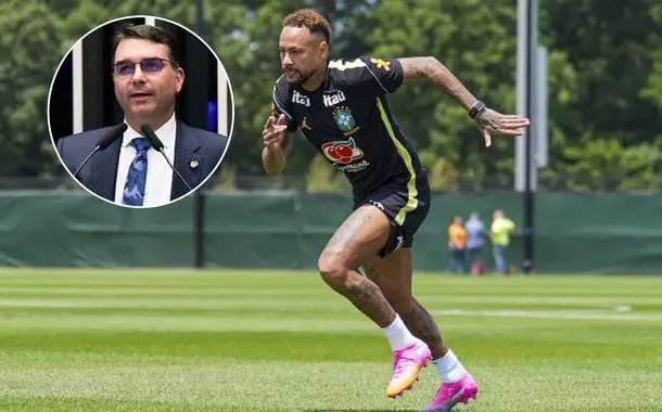 Flávio Bolsonaro defende Neymar após piada de Lula: "é craque"