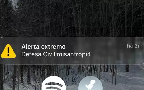 Falso alerta da Defesa Civil alcançou cerca de 30 milhões de pessoas em oito unidades da federação