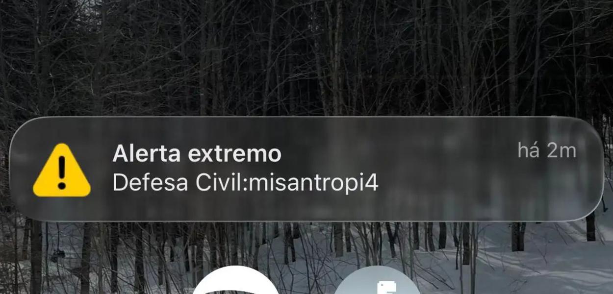 Falso alerta da Defesa Civil alcançou cerca de 30 milhões de pessoas em oito unidades da federação