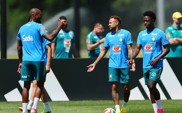 Alisson é poupado e Neymar treina antes de Brasil x Escócia