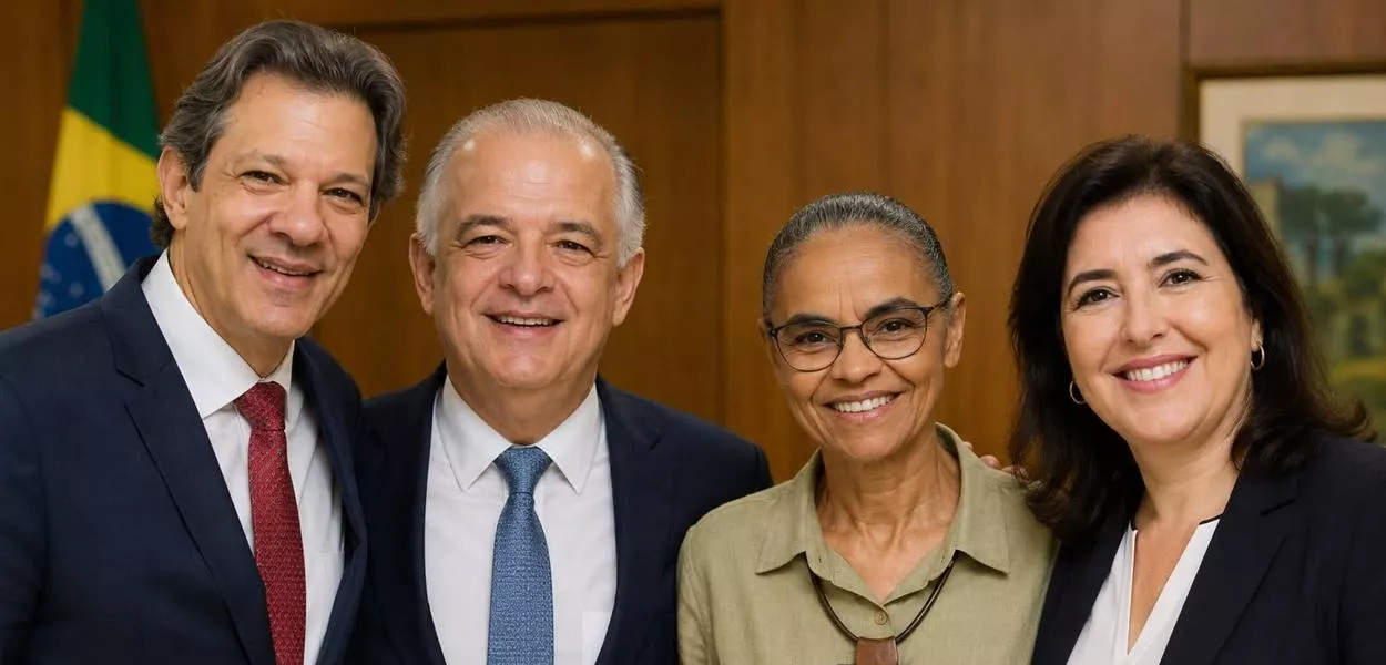 Fernando Haddad, Márcio França, Marina Silva e Simone Tebet