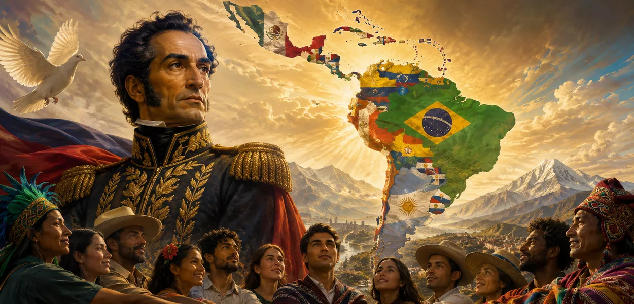 Simón Bolívar e o sonho de integração latino-americana