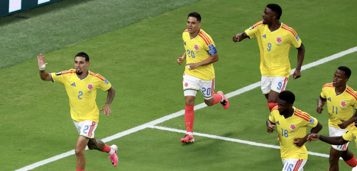 Colômbia celebra a vitória na Copa do Mundo