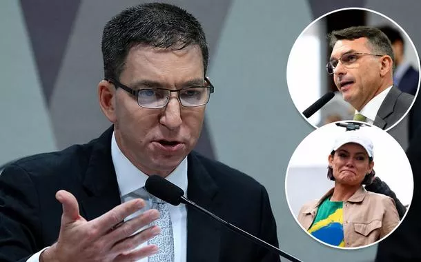 Glenn Greenwald repercute racha e cita impacto político para Flávio Bolsonaro após vídeo de Michelle