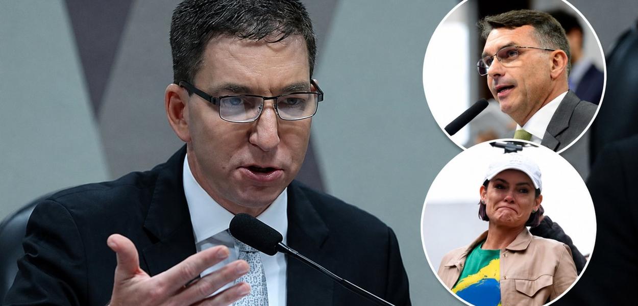 Glenn Greenwald repercute racha e cita impacto político para Flávio Bolsonaro após vídeo de Michelle
