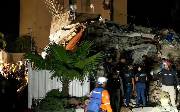 Área atingida por terremoto na Venezuela
