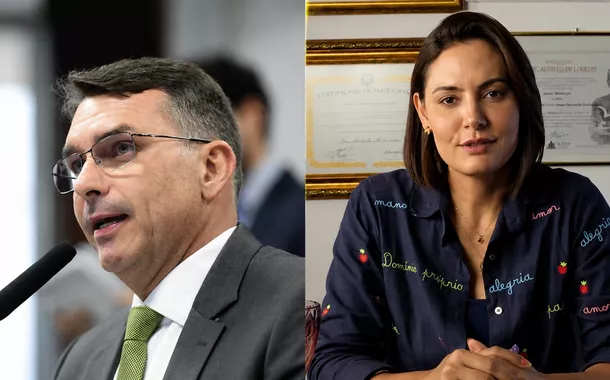 Flávio Bolsonaro tenta abafar crise com Michelle: "Meu coração está aberto"