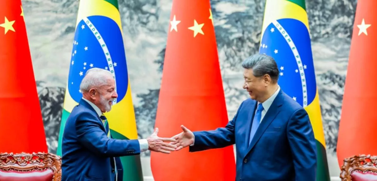Lula e Xi Jinping em Pequim
