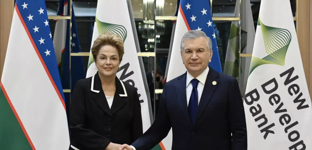 Dilma Rousseff e Shavkat Mirziyoyev