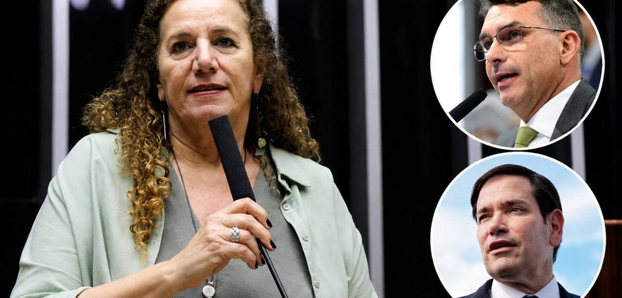 Jandira reage à carta de Rubio a Flávio Bolsonaro: "Não dá para ser mais entreguista e subalterno que isso"