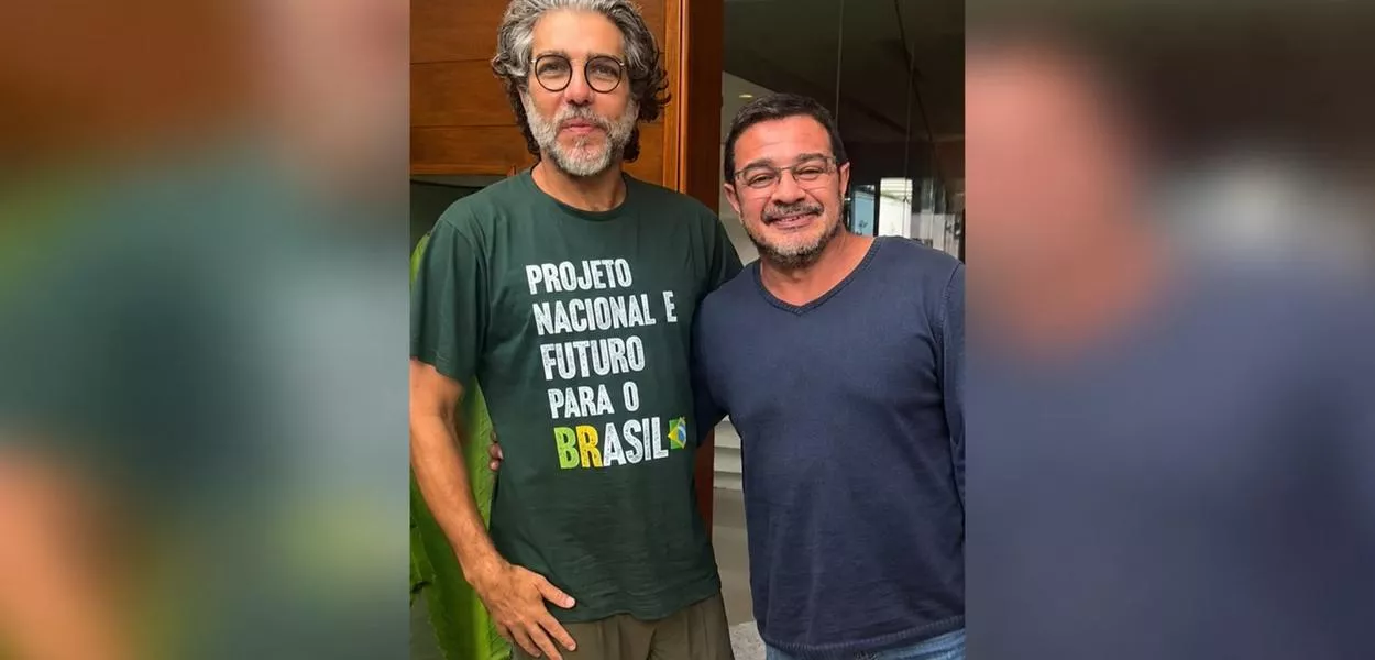 Juninho Pernambucano e Elias Jabbour