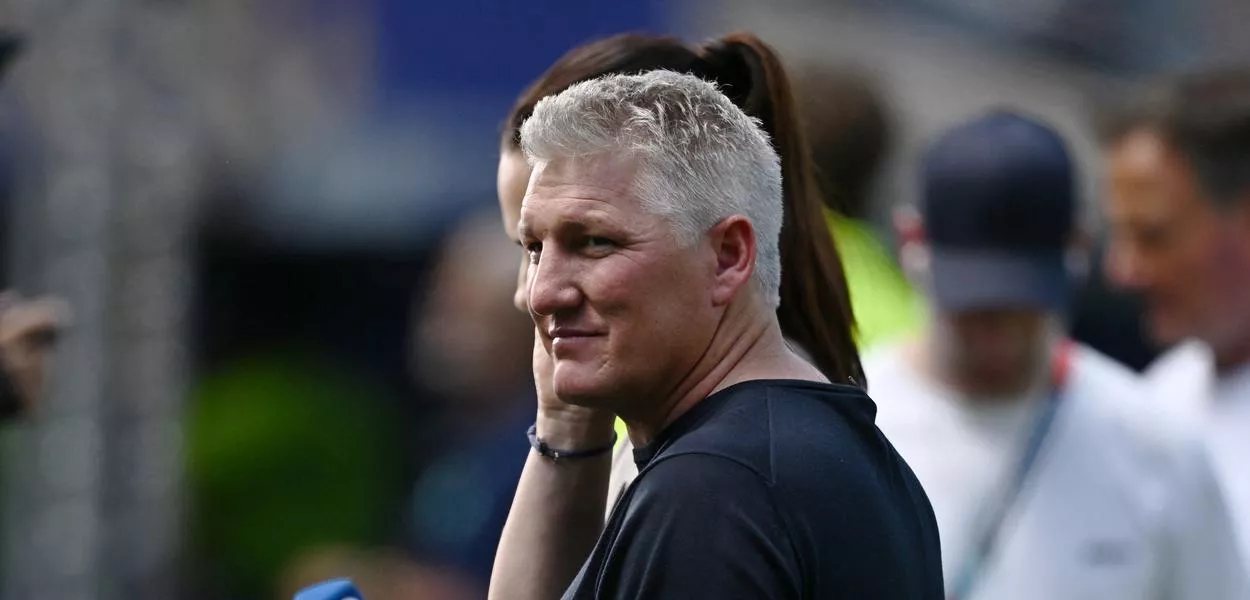 Ex-jogador da seleção da Alemanha Bastian Schweinsteiger antes de partida entre Alemanha e Equador pela Copa do Mundo de 2026 - 25 de junho de 2026