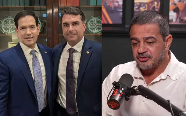 Marco Rubio, Flávio Bolsonaro e Elias Jabbour
