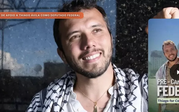 Thiago Ávila lança pré-candidatura à Câmara e convoca mobilização contra guerras, devastação ambiental e desigualdade