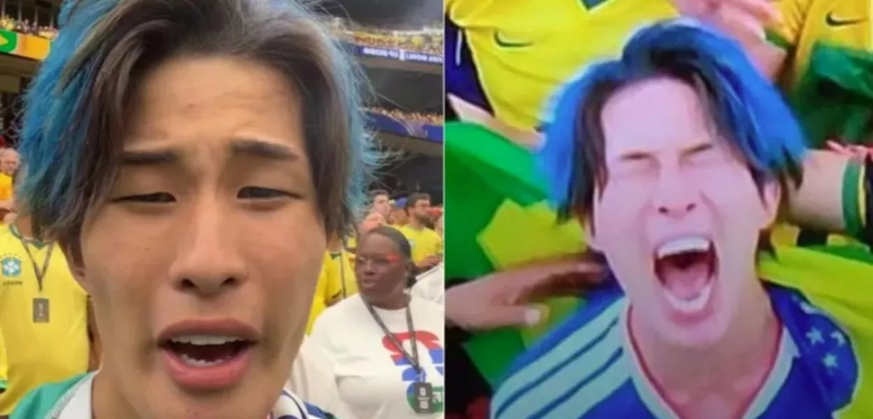 Quem é o torcedor japonês que viralizou após surtar na arquibancada com derrota